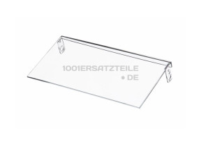 Butterfachklappe links klar unbedruckt fuer behaelter 00484022