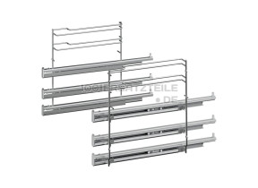 FULL EXTENSION RAILS 3-FOLD - 3 LEVEL TELESCOPIC SHELF RAILS 00577328