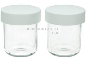 Glass storage jar + lid 2pk at320 KW697736