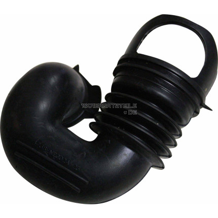 BELLOWS EPDM BLACK T2.5 WATER INLET D58 L90.5 IN