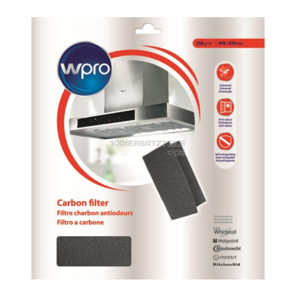 C00380050 AKTIVKOHLEFILTER UNIVERSAL 47X97 CM, 250 GR/M?²