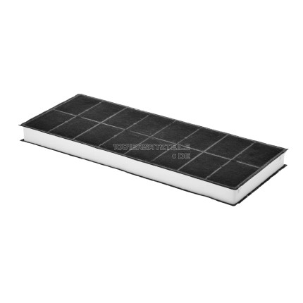 DHZ3405 KOHLEFILTER O. RAHMEN FuR BOSCH,SIEMENS,NEFF, 43 X 17 X 3 CM