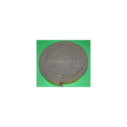 DICHTUNGSBAND FuR GLASKERAMIKFELD 10X5MM, L=2X2540MM GRAU