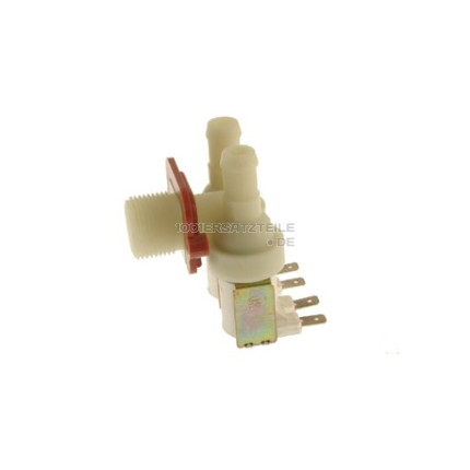Einlaufelektroventil 2-fach 90° 2x15mm auslauf