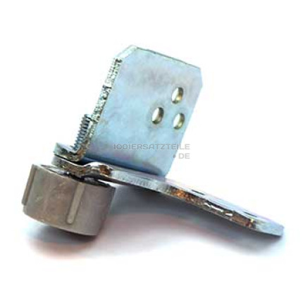 Fuss regelbar silber halter m8(kit)