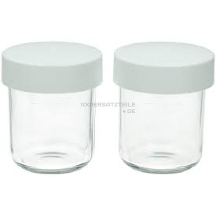 Glass storage jar + lid 2pk at320
