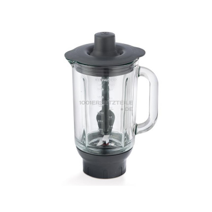 Hitzebeständiger glasmixaufsatz 1,6 l kah358gl