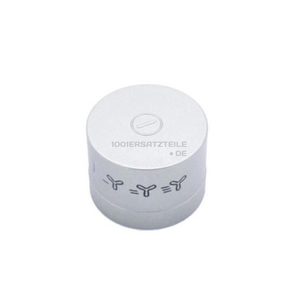 Knob d35 h15 painted inox look