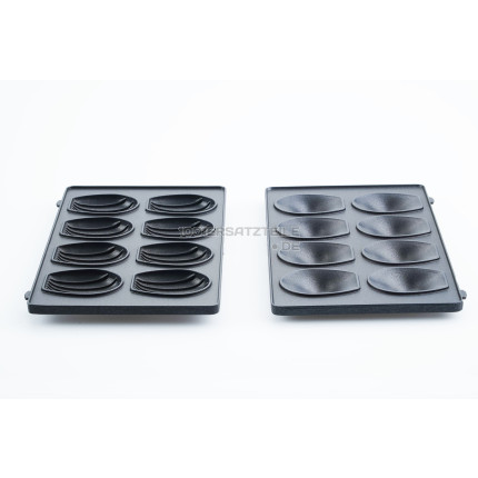 Mini-madeleines-set mit 2 blechen snack collection