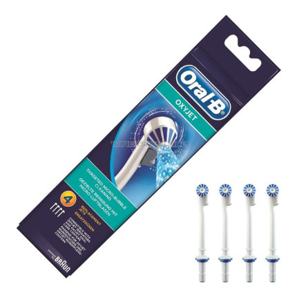 Oxyjet oral-b ersatzdüsen oxyjet 4er (neu) farbe: weiss