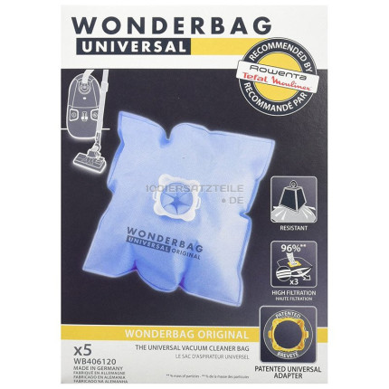 Wonderbag 5 x mikroflies-beutel nl gb fr de gr it pt es